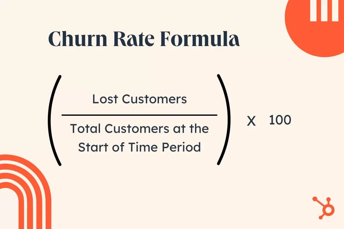 Customer churn rate formula